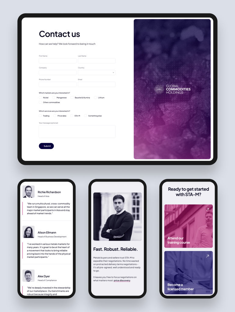 responsive website mockups